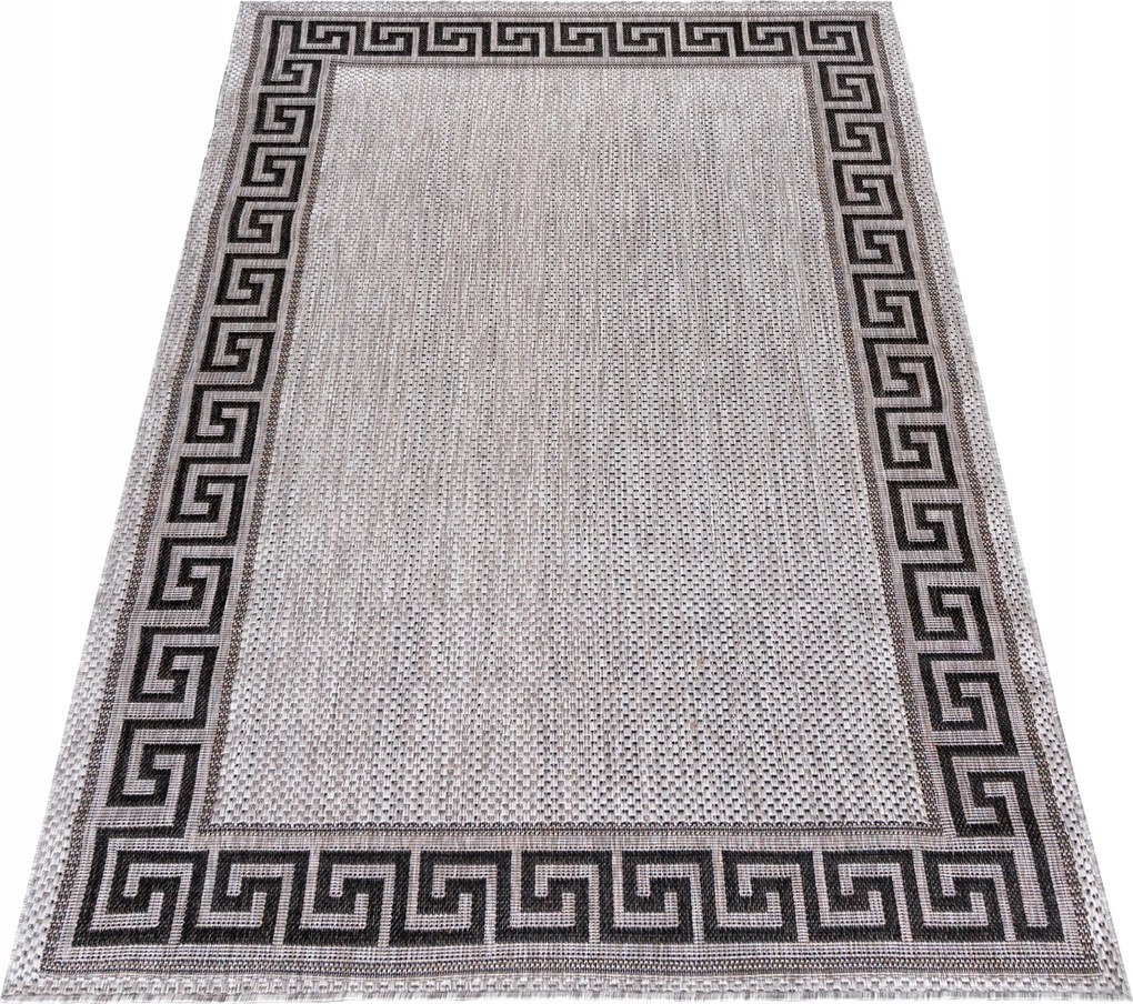 Mela Zsinór Szőnyeg 120x170 Lapos Szövésű Beltéri Kültéri Sima #12