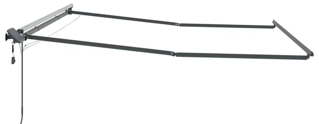 Napernyő tartalmaz Antracit 4.5 x 2.5 m Fém