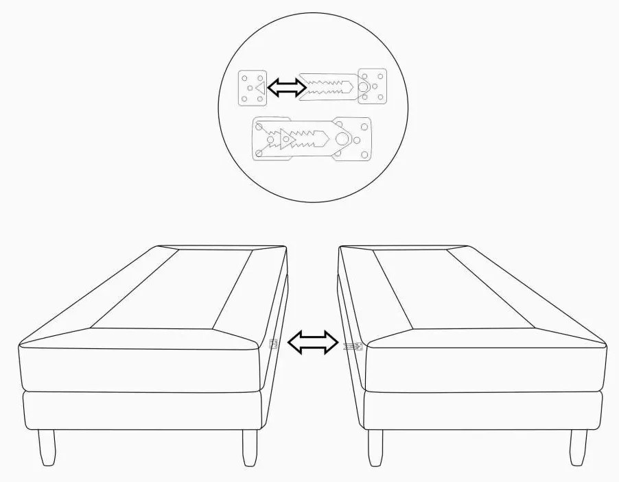 Ágy CALIANTE 2, 90x200, cosmic 800