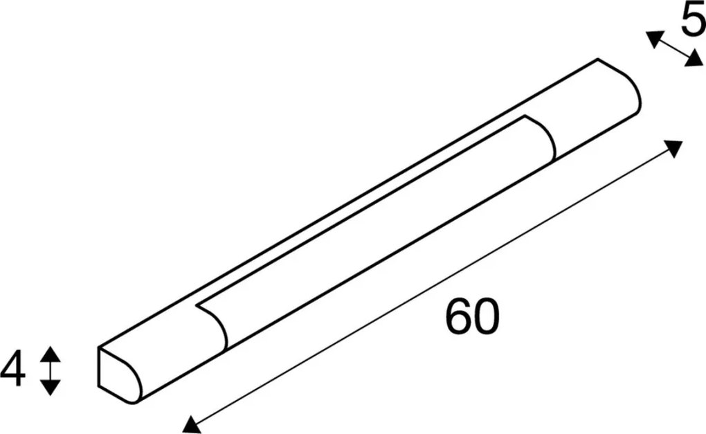 SLV TRUKKO 149762 Fali lámpa 1x9.2W/LED 3000K 750LM IP44