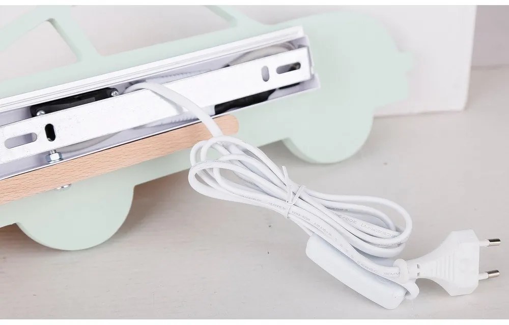 Mentazöld gyerek lámpa Car – Candellux Lighting