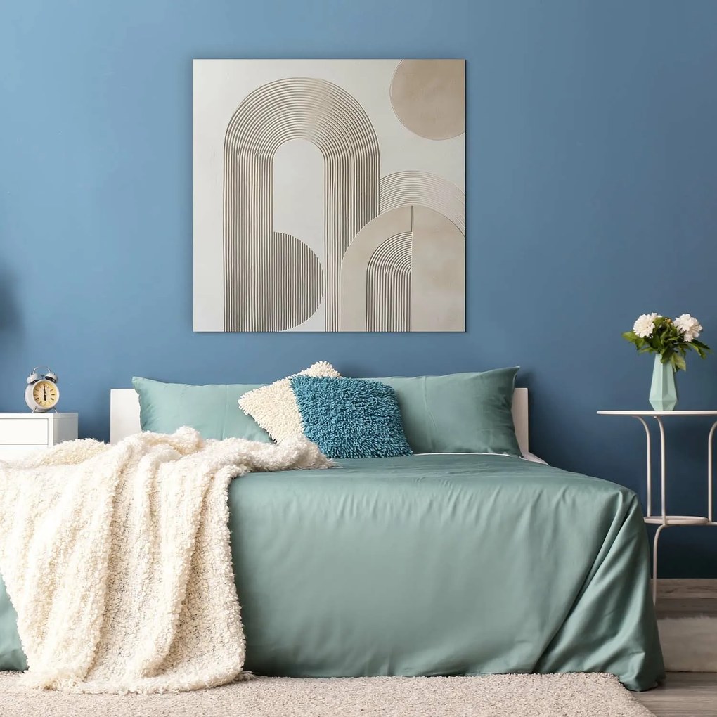 DUBLEZ | Strukturált fa kép - Ív