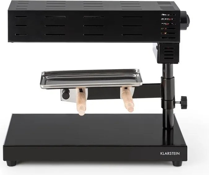 Klarstein Appenzell 2G, raclette grill, 600 W, hagyományos, fekete