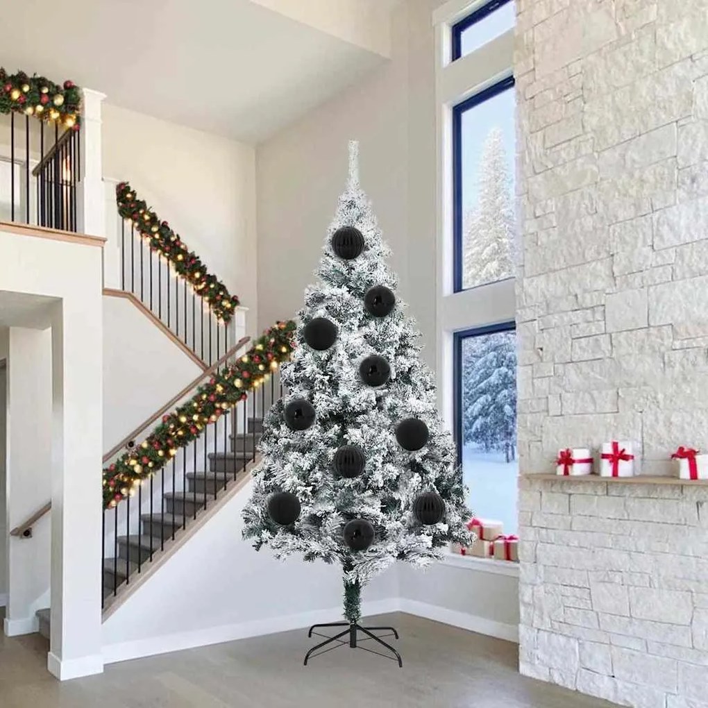 Karácsonyi Díszgömb Készlet 3 pcs Fekete