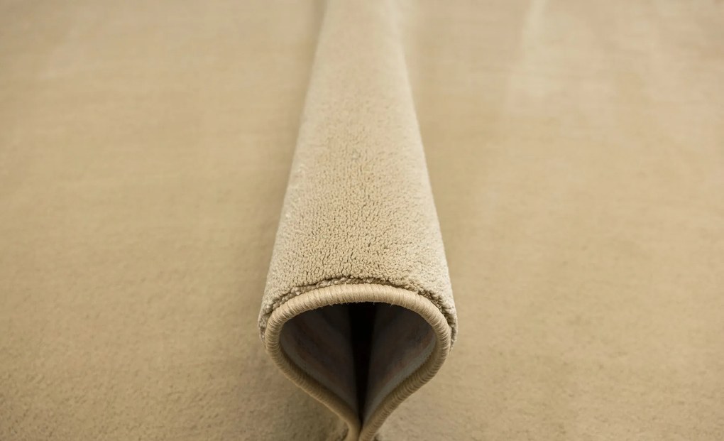 Bézs Szőnyeg Puha Sima Fényes Sűrű Hálószoba Violin 350x400 cm