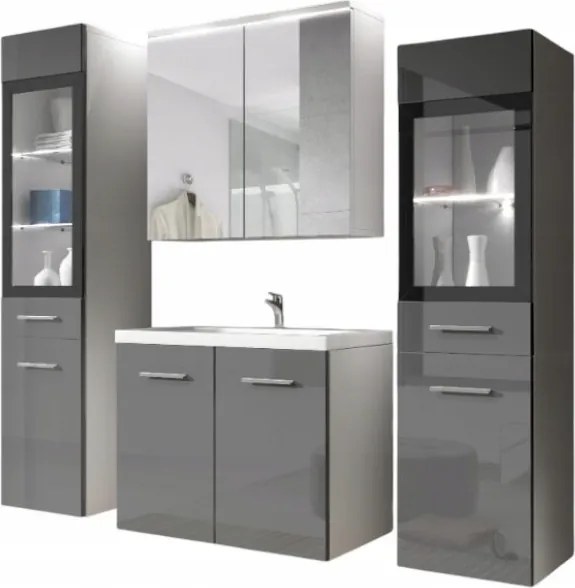 Udine fürdőszobabútor Mosdó Tükör