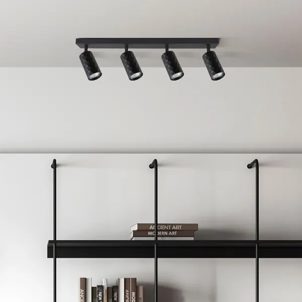 Brilagi - SELE DIAMANT spotlámpa 4xGU10/30W/230V fekete