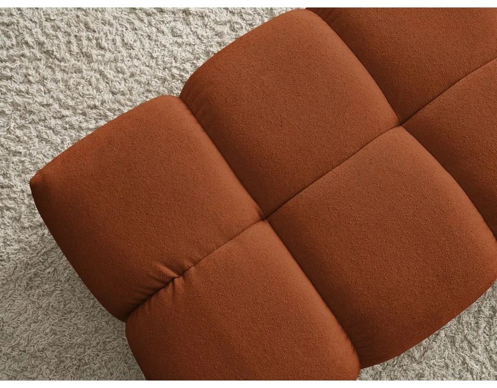 Téglavörös zsenília lábtartó Everest – Bobochic Paris