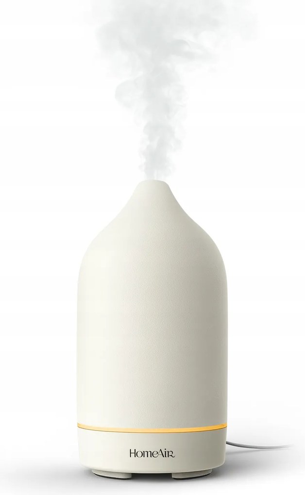 Levegő párásító Aromatizer Aroma diffúzor Kerámia lámpa Fehér
