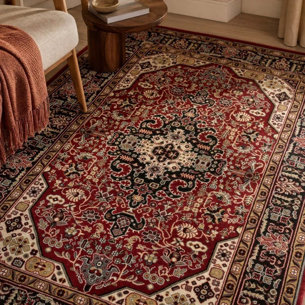 Skazar Isfahan piros szőnyeg, 160 x 230 cm - Nouristan