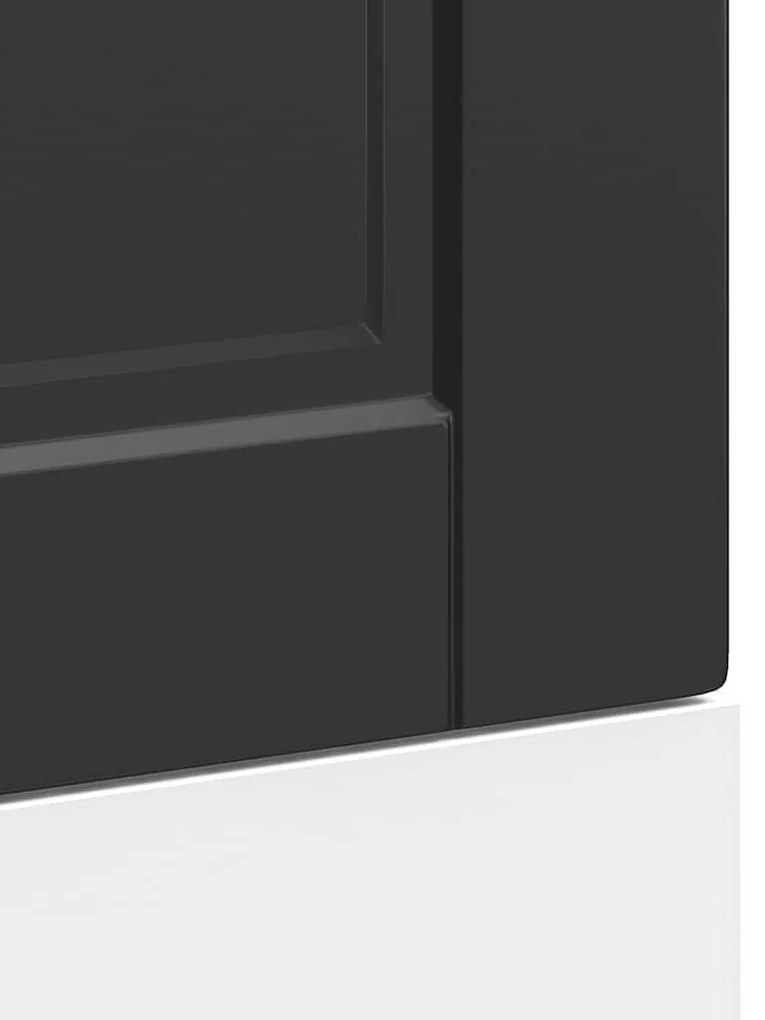 mosogatógép panel Porto&quot; Fekete 45x1,5x67 cm Mérnöki fa&quot;