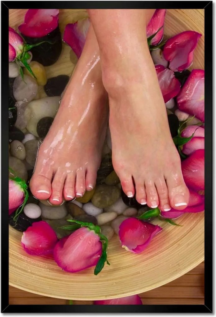 Poszterek keretben 40x60 Otthoni Spa Láblécek