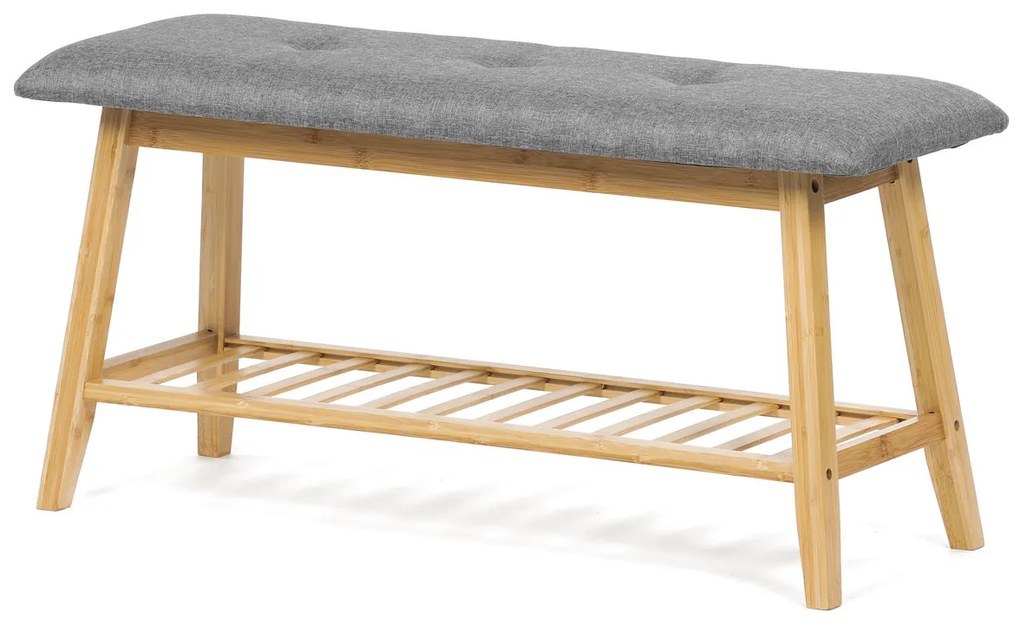 Autronic DR-N1012 GREY2 cipőtartó zsámollyal, 90 x 45 x 30 cm