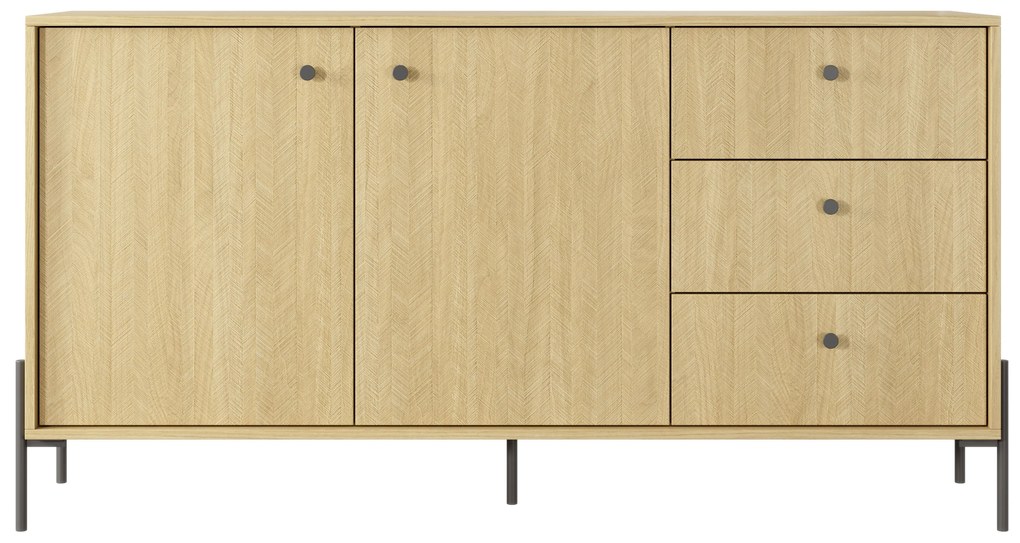 Komód Scandia 2D3S (scandi tölgy  + scandi fenyő). 1071386