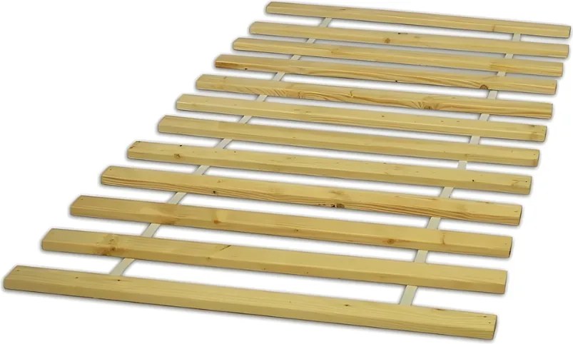 Léces ágyrács textillel 80x200 cm