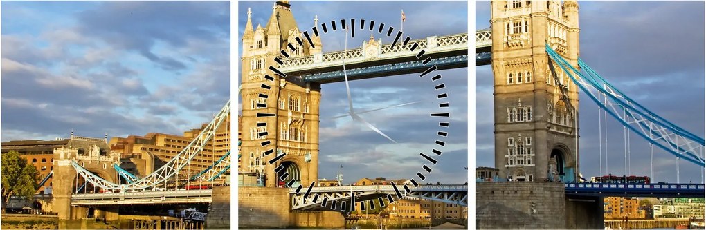 Kép - Tower Bridge (órával) (90x30 cm)