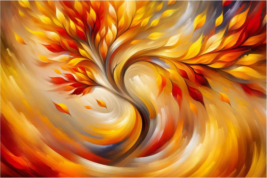 Kép - Őszi fa (90x60 cm)