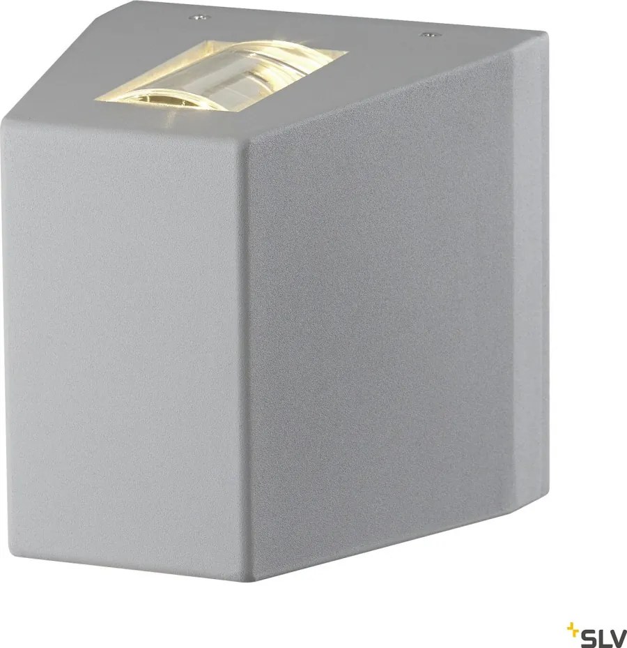 SLV 229664 OUT-BEAM Modern Kültéri Fali Lámpa Szürke LED IP44