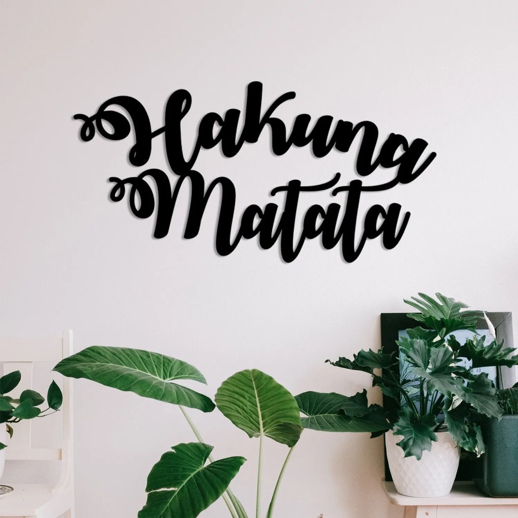 Fém fali dekoráció, Hakuna Matata