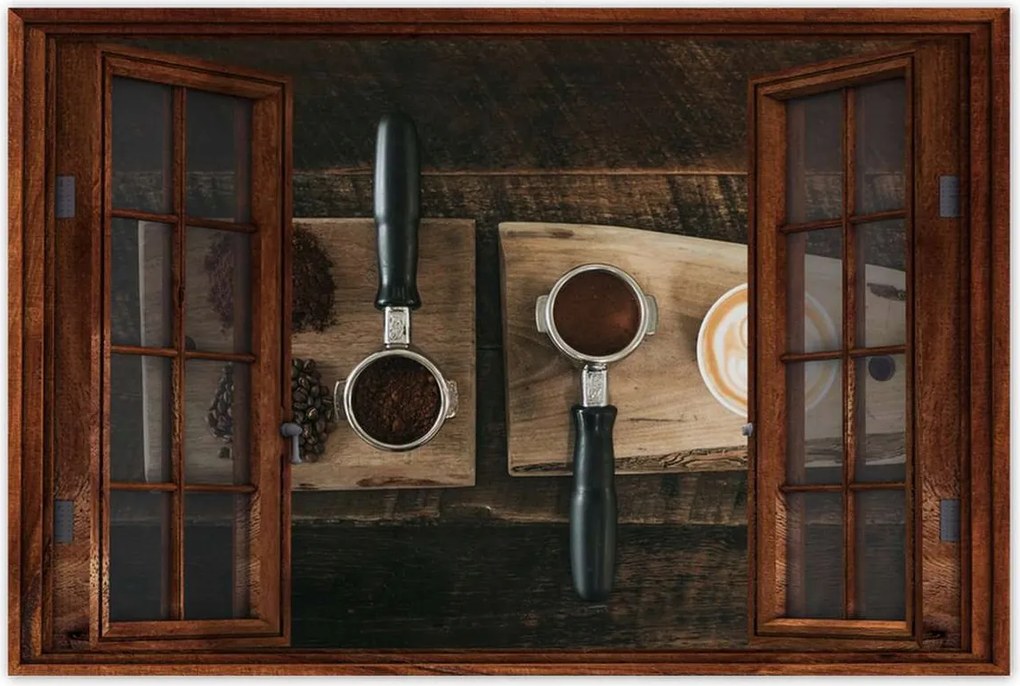 Poszter 60x40 Kávé ínyenceknek Bronz