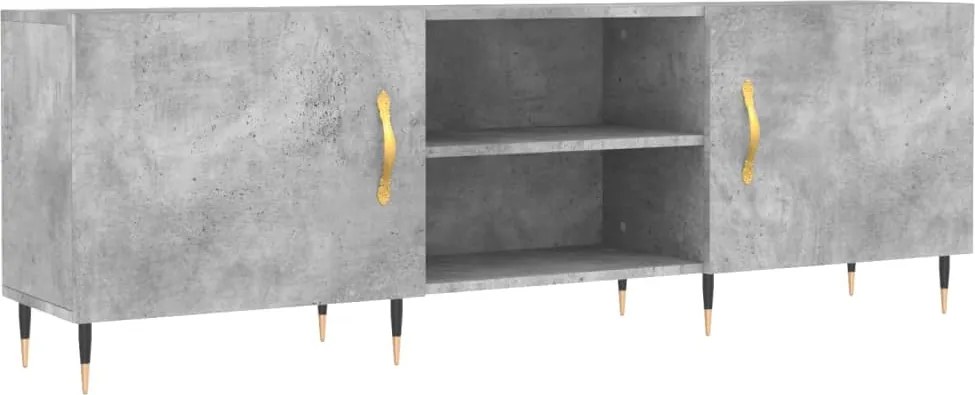 vidaXL betonszürke szerelt fa TV-szekrény 150 x 30 x 50 cm
