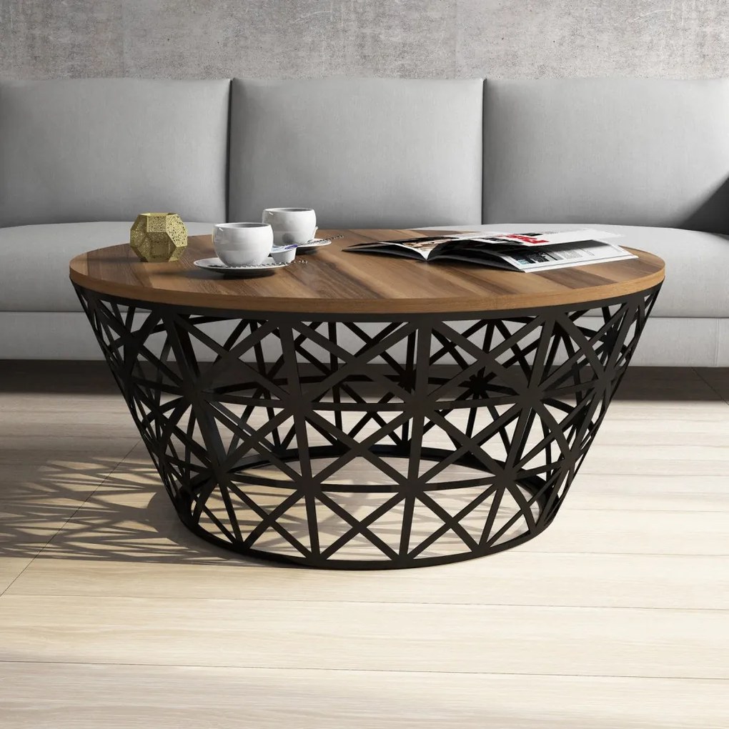 Stil Metal Ferforje - Walnut