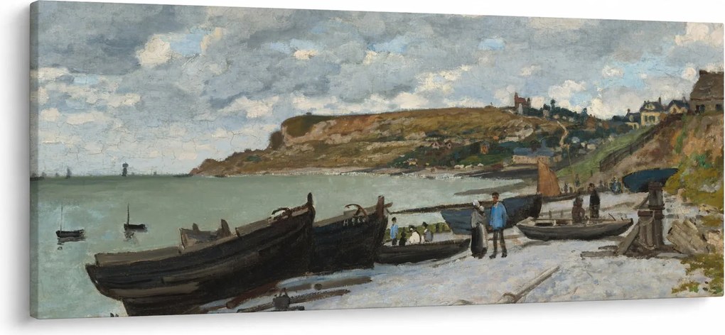 Kép - Claude Monet, Sainte Adresse, reprodukciók (120x50 cm)