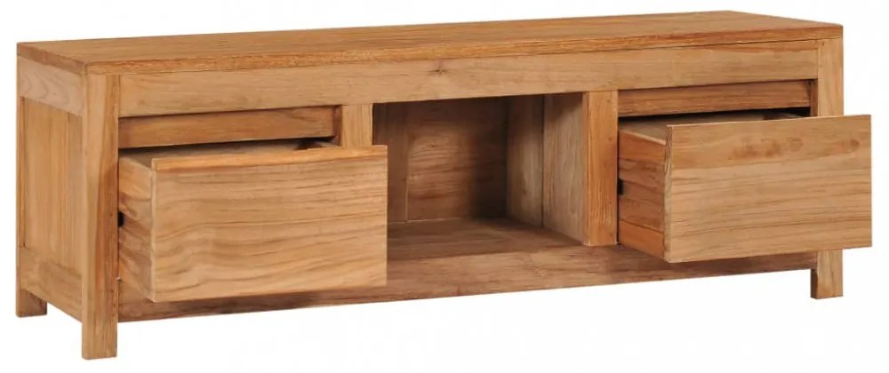 tömör tíkfa TV-szekrény 100 x 30 x 35 cm