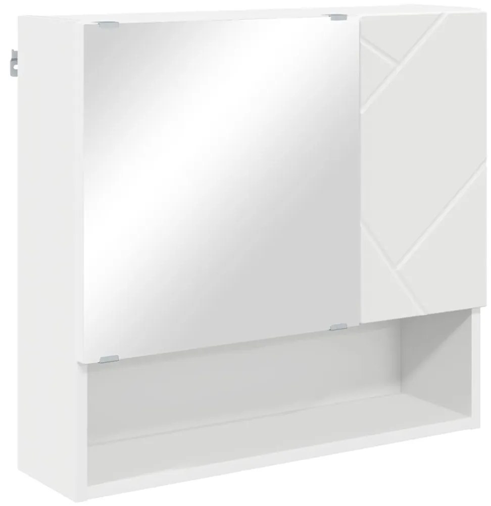 Fürdőszoba bútor szett 5 pcs Fehér 61 x 35 x 64 cm Faanyag