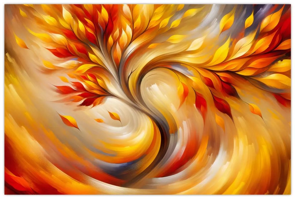 Kép - Őszi fa (90x60 cm)