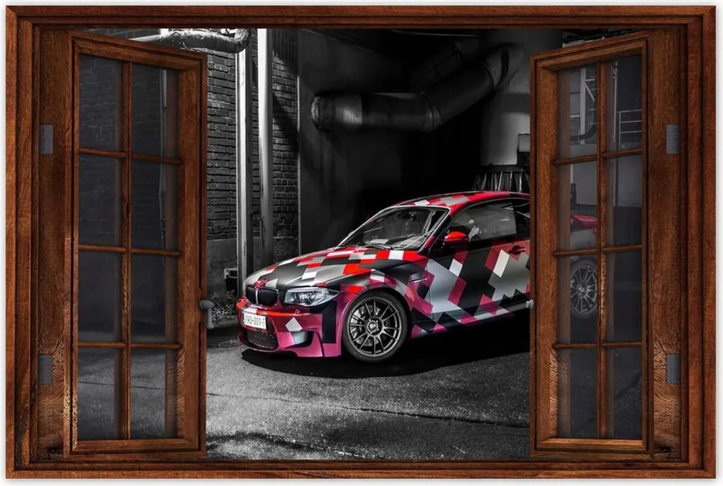 Poszterek 120x80 Piros Bmw