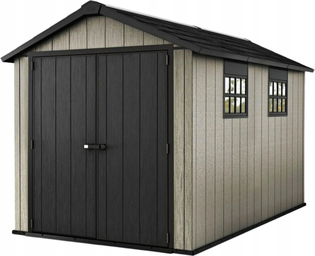 Kerti házikó Műanyag szerszámtároló 229x350 cm Abiko