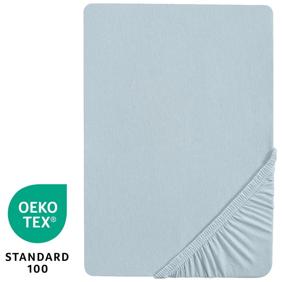 Gumis bio pamut gyerek lepedő babaágyhoz 140x70 cm Lil Planet – Roba