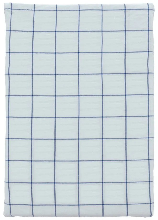 Világoskék egyszemélyes renforcé pamut ágyneműhuzat 140x200 cm Vista – Södahl