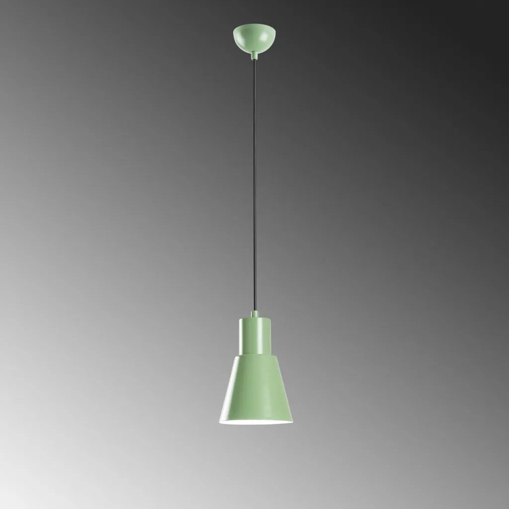 Konikkem Mint menta fém függőlámpa, Ø14 cm