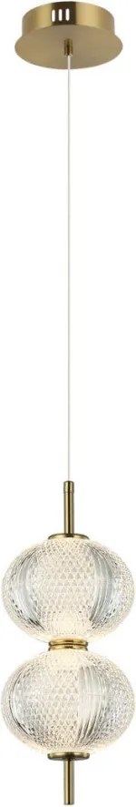 Italux Lazie PND-29038-2-GD Függőlámpa 2x10W/LED 3000K 1000lm IP20