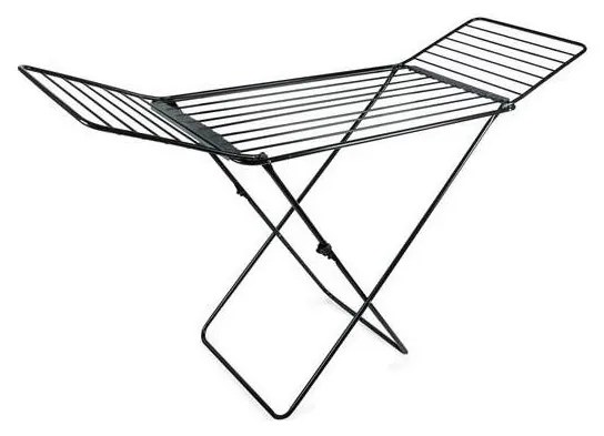 TORO összecsukható ruhaszárító 177x93 cm fekete