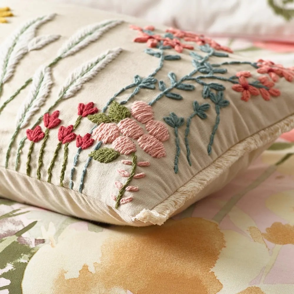 Pamut díszpárna 30x50 cm Countryside Floral – Catherine Lansfield