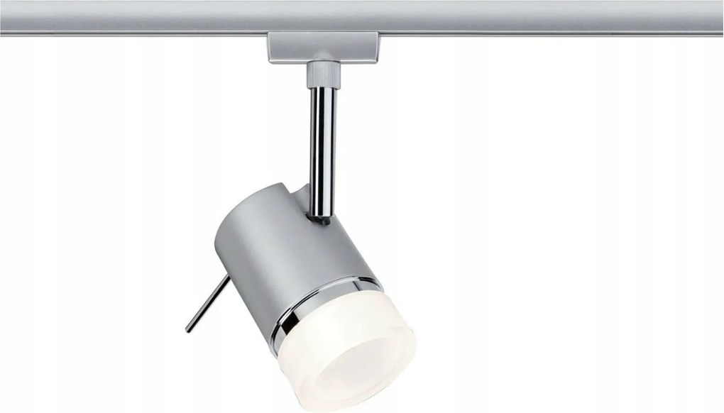 Paulmann URail Spot Pipe matt króm/króm fényforrás nélkül, GU10 max.10W
