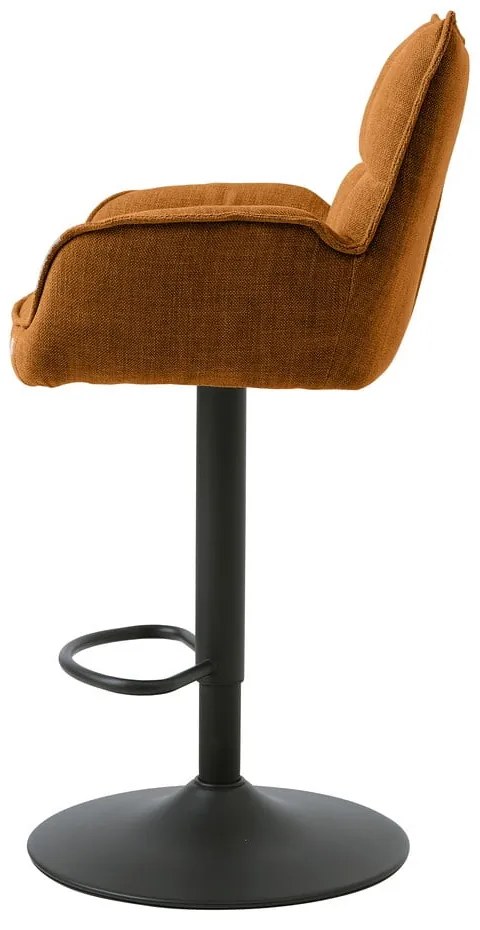 Narancssárga állítható magasságú bárszék szett 2 db-os Marilla – Unique Furniture