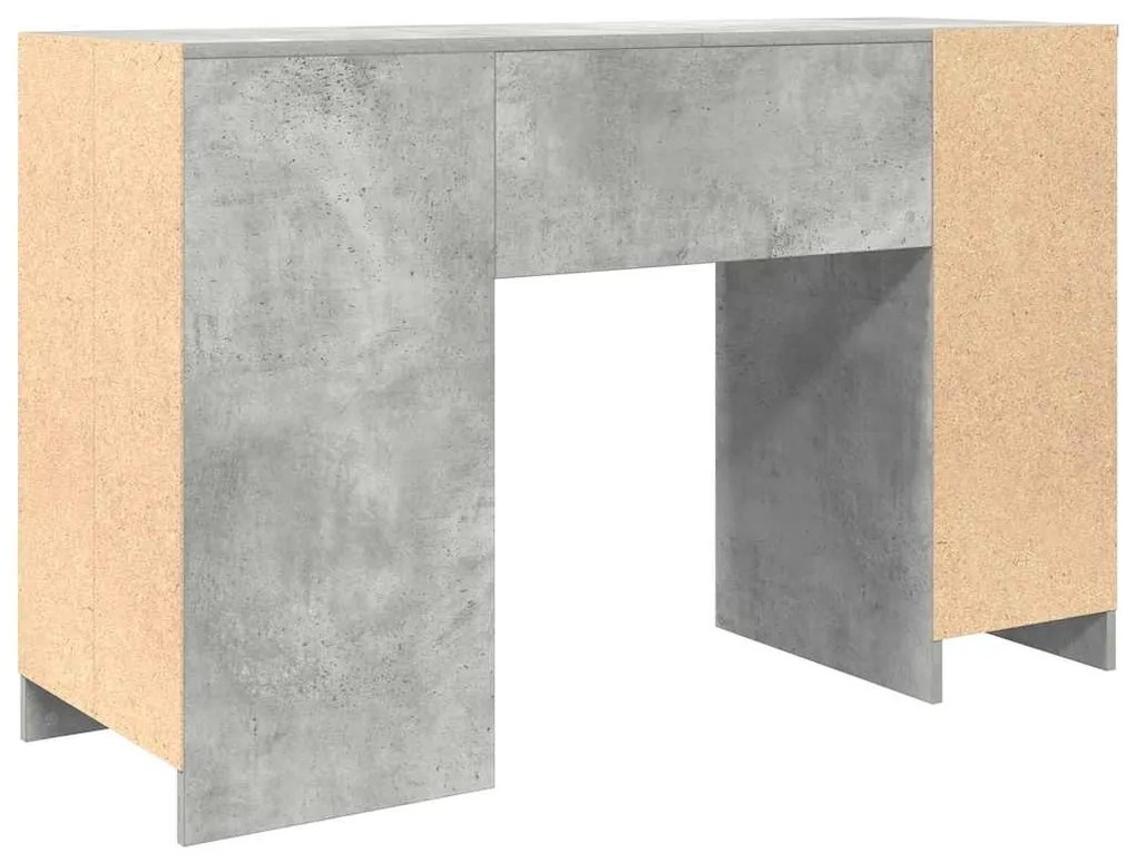 betonszürke forgácslap íróasztal 120x42x76 cm