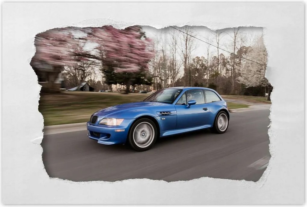 Poszterek 90x60 Kék Bmw autó