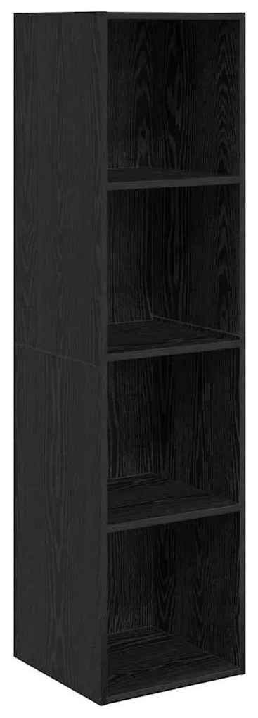 TV szekrény garnitúra 4 pcs Musta tammi 37 x 37 x 142.5 cm
