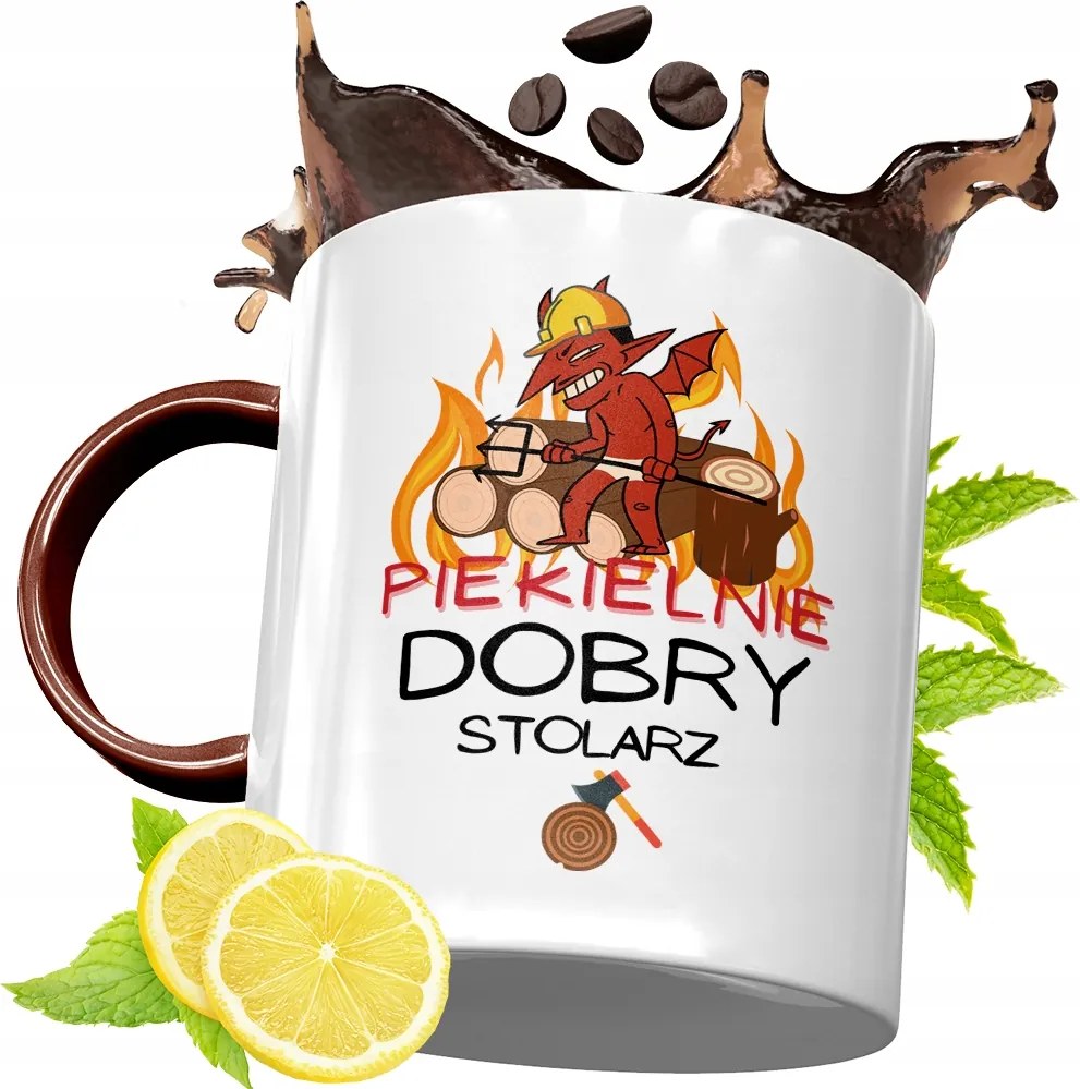 Bordó Bögre Asztalosnak Születésnapra Ajándék fényképes nyomattal