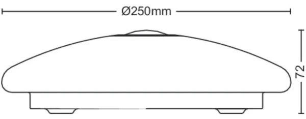 Philips - LED mennyezeti lámpa mozgásérzékelővel MAUVE LED/6W/230V