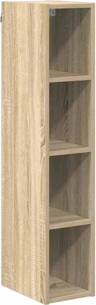 vidaXL Függő szekrény Sonoma tölgy 20 x 29,5 x 100 cm Faanyag