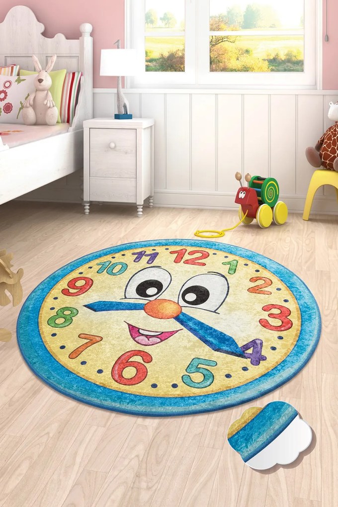 Watch szőnyeg, kék, Ø140 cm