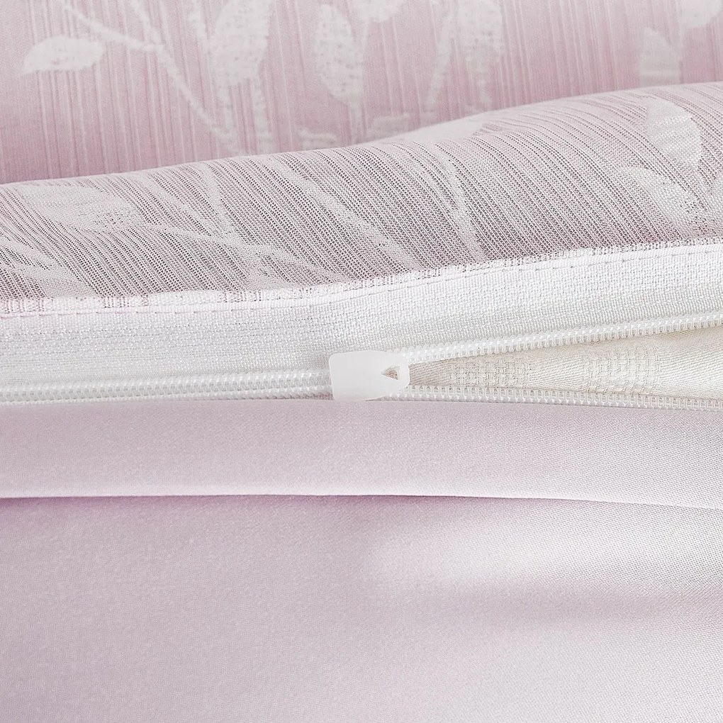 Alabama rózsaszínű jacquard ágynemű, 140 x 200 cm, 70 x 90 cm