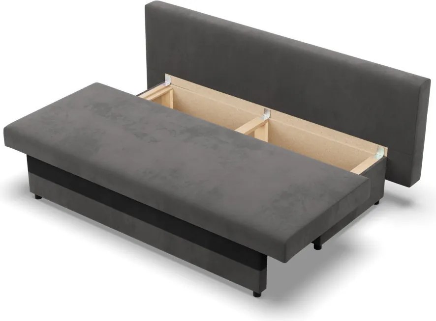 Sony kanapé, szövet anyag, hab töltet, szürke - fekete