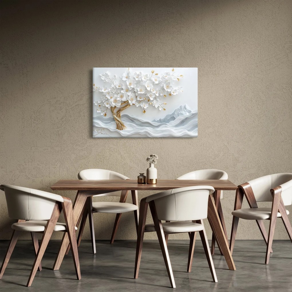 Kép – 3D elegáns életfa (90x60 cm)